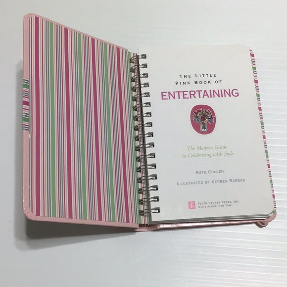 The Little Pink Book of Entertaining Peter Pauper Press 2006 - Picture 3 of 10